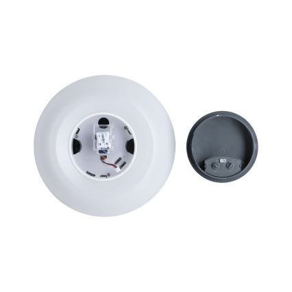 Paulmann 94956 - LED/20,5W IP65 Dæmpbar udendørs væglampe med bevægelses- og skumringssensor AUREVA 230V 2200/3000/4000K antracit