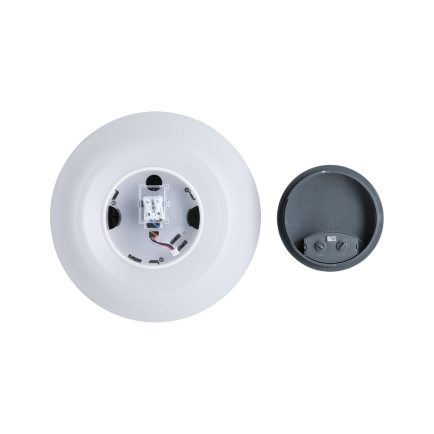Paulmann 94956 - LED/20,5W IP65 Dæmpbar udendørs væglampe med bevægelses- og skumringssensor AUREVA 230V 2200/3000/4000K antracit