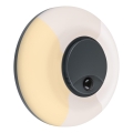 Paulmann 94956 - LED/20,5W IP65 Dæmpbar udendørs væglampe med bevægelses- og skumringssensor AUREVA 230V 2200/3000/4000K antracit