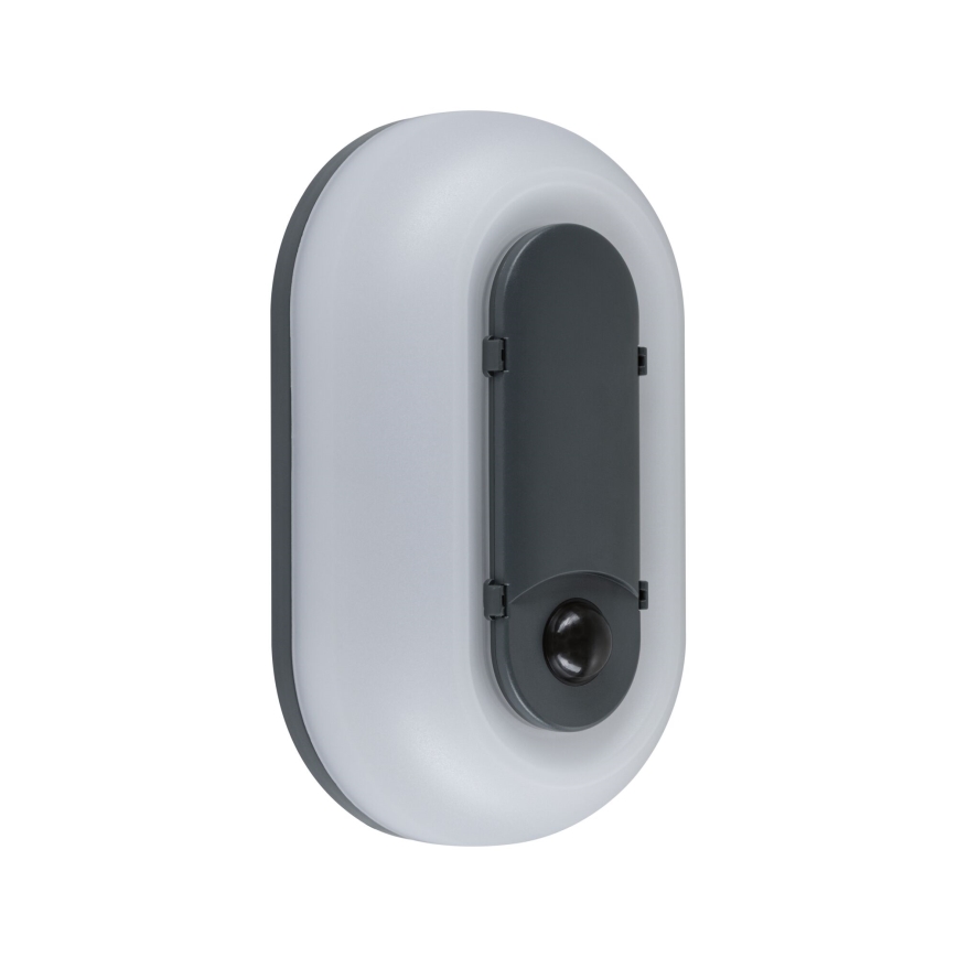 Paulmann 94958 - LED/18,5W IP65 Dæmpbar udendørs væglampe med bevægelses- og skumringssensor ELUNOR 230V 2200/3000/4000K antracit