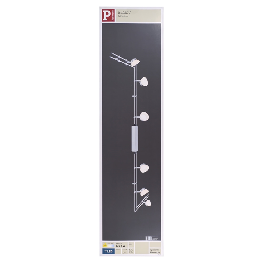 Paulmann 95195 - 6xLED/4W Spotlys IceLED I 230/12V