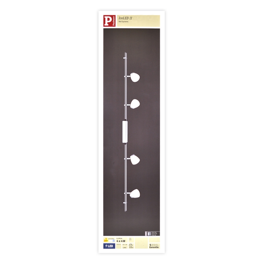 Paulmann 95196 - 4xLED/4W Spotlight IS 230V