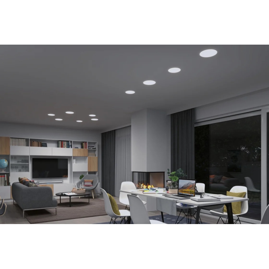 Paulmann 95386 - LED/15W IP44 Badeværelseslampe dæmpbar SMART VELUNA 230V
