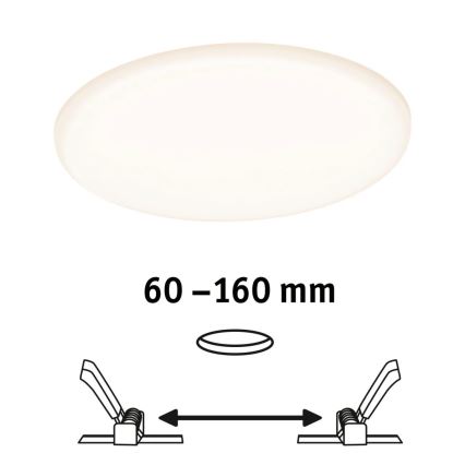 Paulmann 95386 - LED/15W IP44 Badeværelseslampe dæmpbar SMART VELUNA 230V