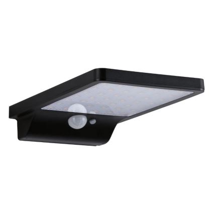 Paulmann 95393 - LED/4W IP44 Soldrevet væglampe med sensor dæmpbar SOLVEIG 3,7V 2000 mAh