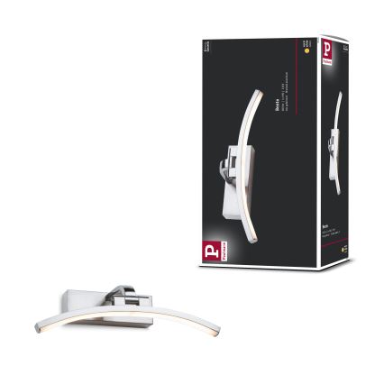 Paulmann 95556 - BENTO LED-billedlampe 6 W, 230 V, 30 cm, mat krom