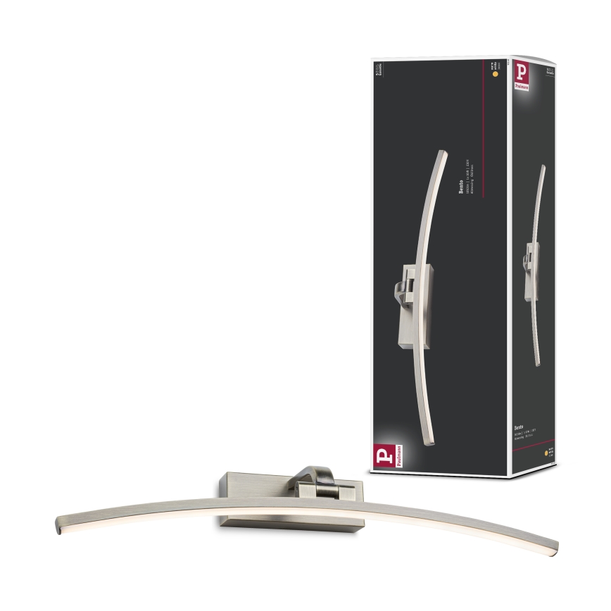 Paulmann 95561 - LED/10W billedlampe BENTO 230V 50 cm messing