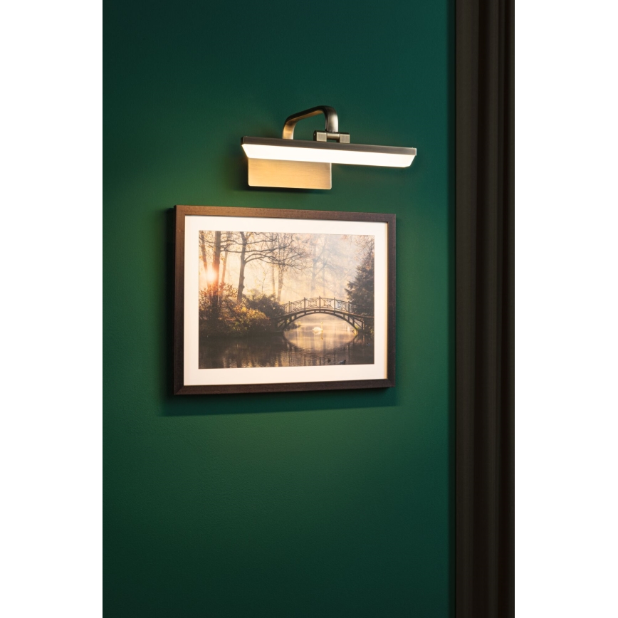 Paulmann 95568 - LED/6W billedlampe RENAN 230V 30 cm messing