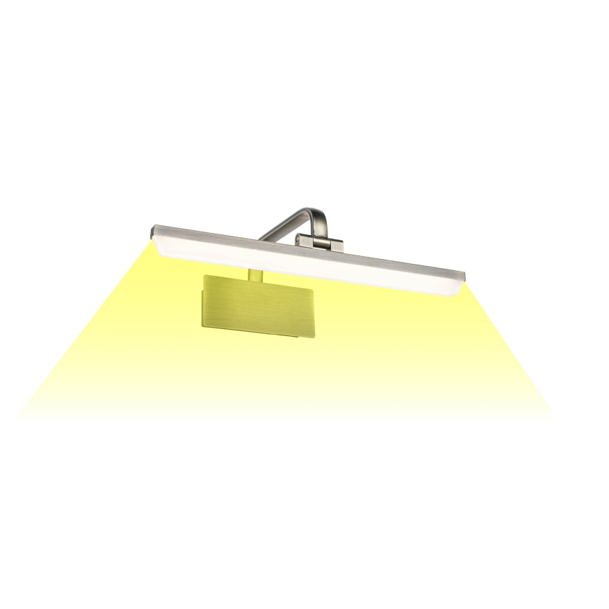 Paulmann 95569 - LED/9,5W billedlampe RENAN 230V 40 cm messing