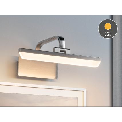 Paulmann 95571 - LED/6W Billedlampe RENAN 230V 30 cm mat krom