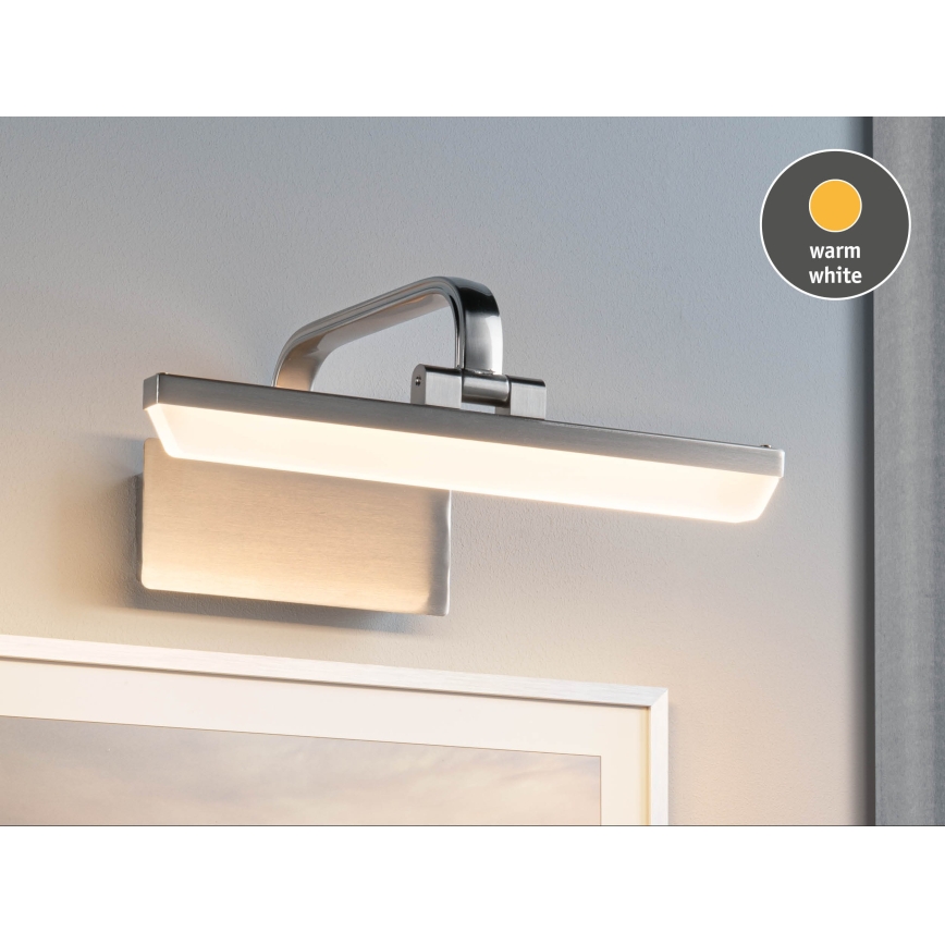 Paulmann 95571 - LED/6W Billedlampe RENAN 230V 30 cm mat krom