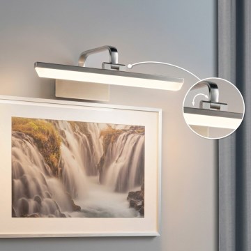 Paulmann 95572 - LED/9,5W billedlampe RENAN 230V 40 cm mat krom