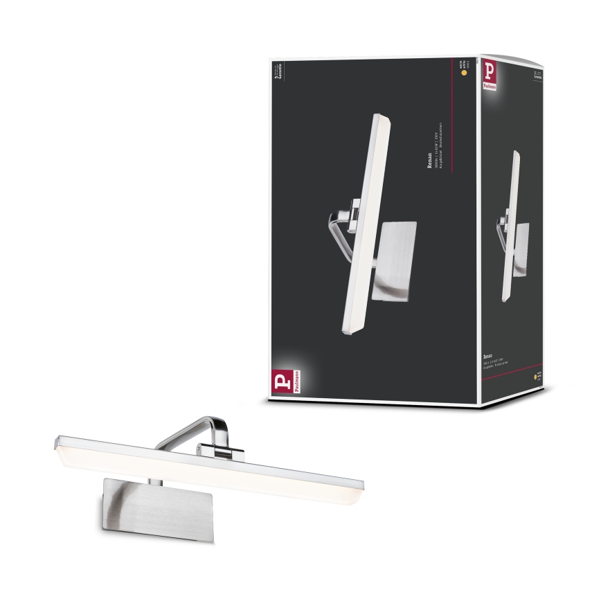 Paulmann 95572 - LED/9,5W billedlampe RENAN 230V 40 cm mat krom