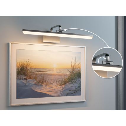 Paulmann 95573 - LED/11W Billedlampe RENAN 230V 60 cm mat krom