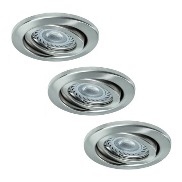 Paulmann - Nice Price 3322 - 3x LED indbygningsspot GU10/3,5W 230V