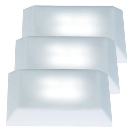 Paulmann - Nice Price 3629 - 3x Indbygningslampe LED/0,3W IP44 12V