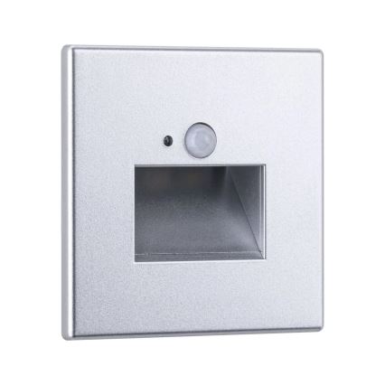 Paulmann  93134 - LED/1,2W Trappelampe med sensor EDGE 230V mat krom