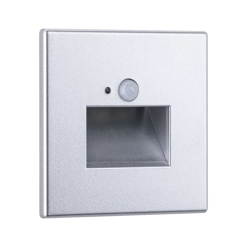 Paulmann  93134 - LED/1,2W Trappelampe med sensor EDGE 230V mat krom