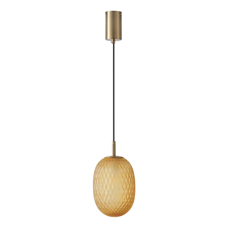 Pendel 1xE14/25W/230V brun diam. 15 cm