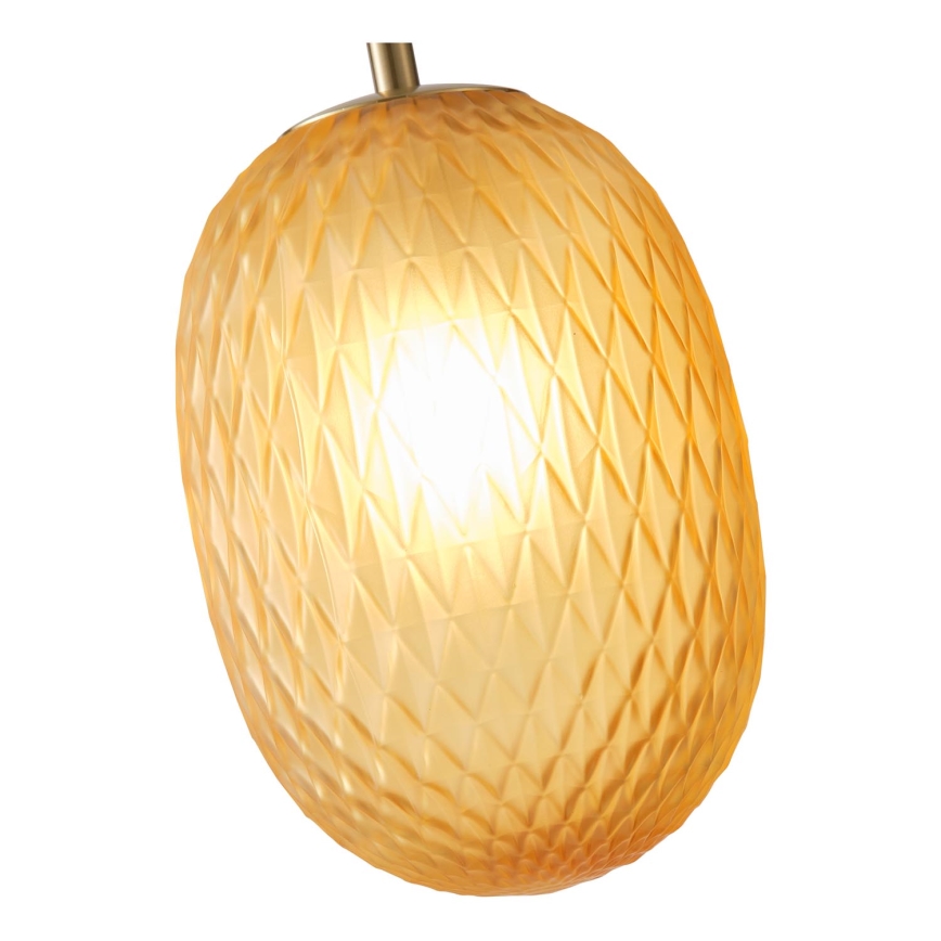 Pendel 1xE14/25W/230V brun diam. 15 cm
