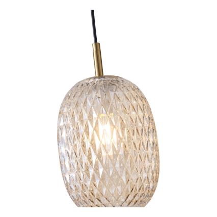 Pendel 1xE14/25W/230V transparent diameter 15 cm