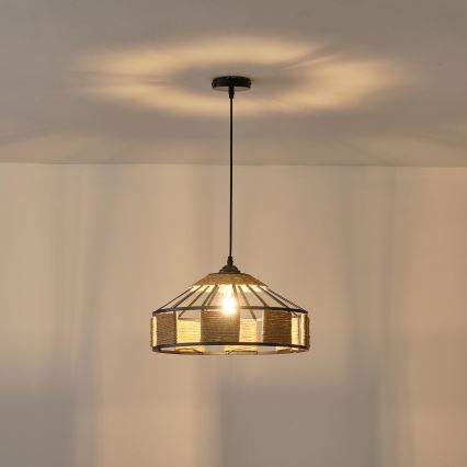 Pendel 1xE27/15W/230V beige