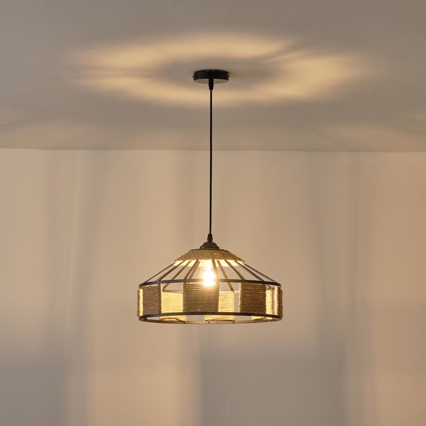 Pendel 1xE27/15W/230V beige