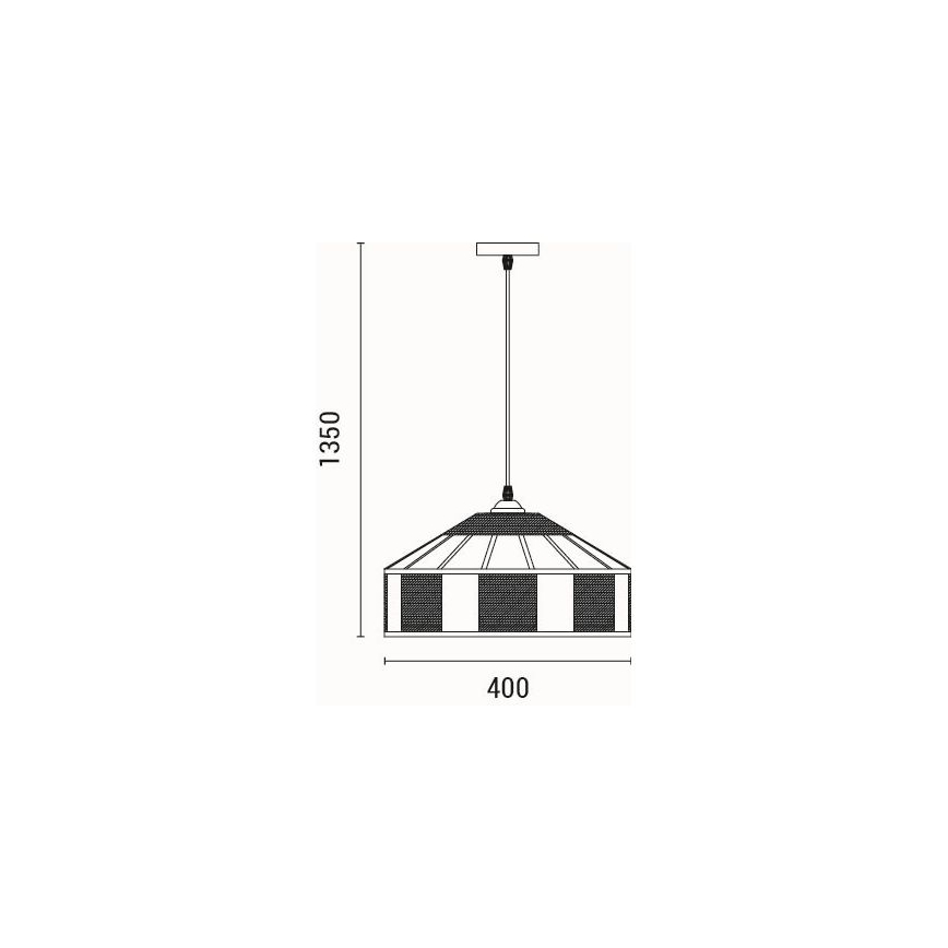 Pendel 1xE27/15W/230V beige