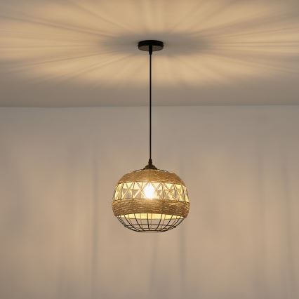 Pendel 1xE27/15W/230V beige