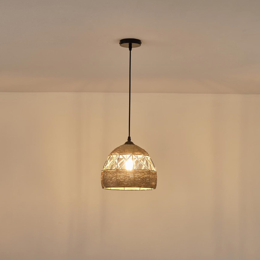 Pendel 1xE27/15W/230V beige