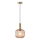 Pendel 1xE27/15W/230V brun diameter 20 cm