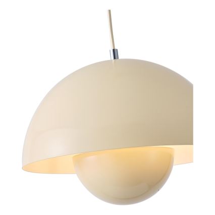 Pendel 1xE27/15W/230V cremefarvet