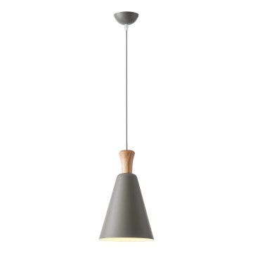 Pendel 1xE27/15W/230V grå diameter 20 cm