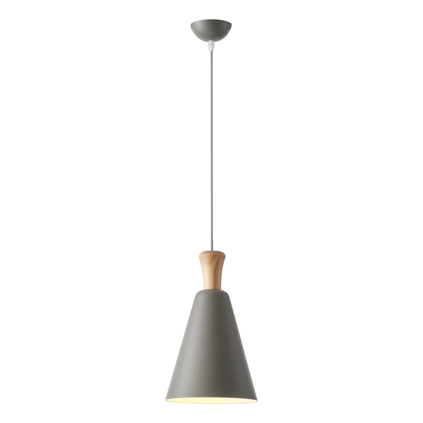 Pendel 1xE27/15W/230V grå diameter 20 cm