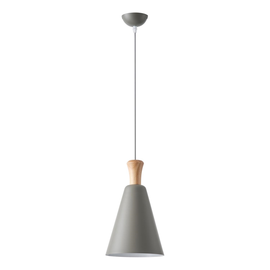 Pendel 1xE27/15W/230V grå diameter 20 cm