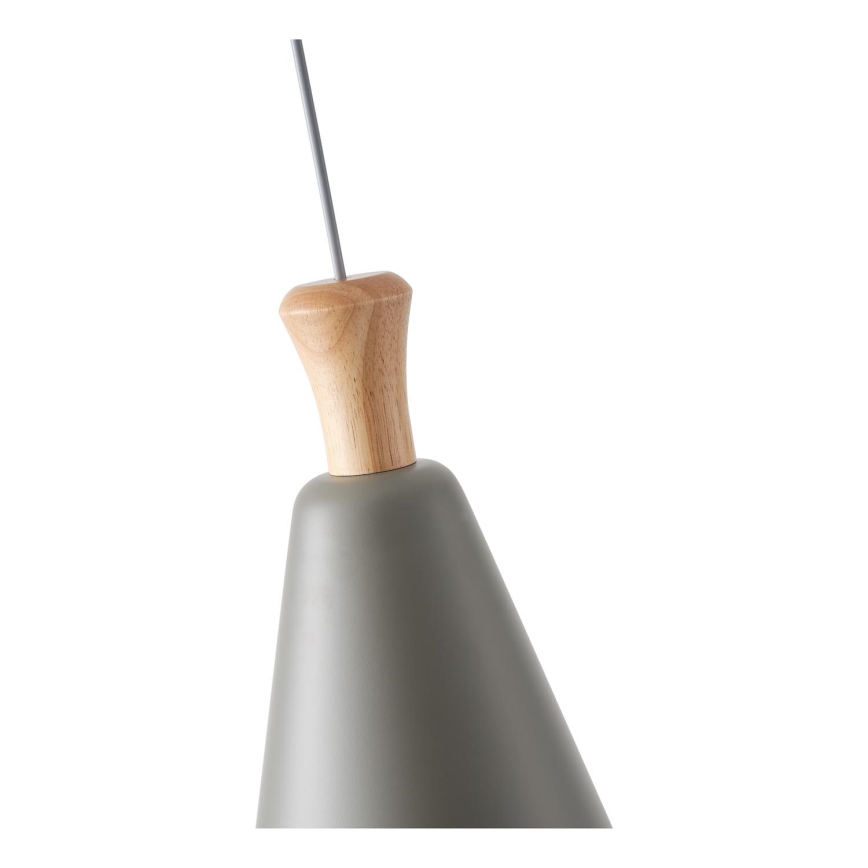 Pendel 1xE27/15W/230V grå diameter 20 cm