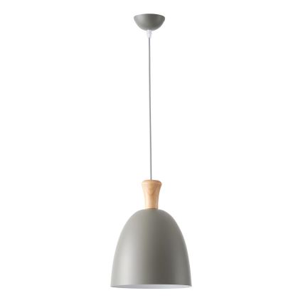 Pendel 1xE27/15W/230V grå diameter 23 cm