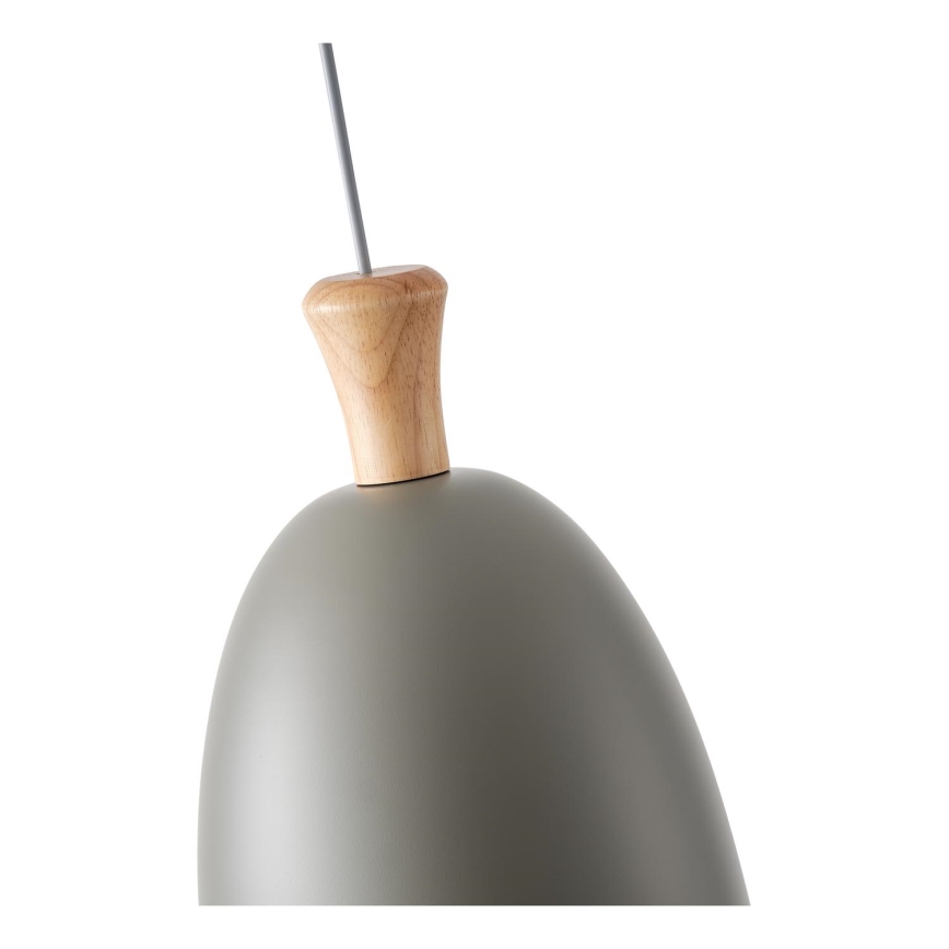 Pendel 1xE27/15W/230V grå diameter 23 cm
