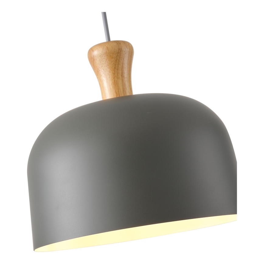 Pendel 1xE27/15W/230V grå diameter 27 cm