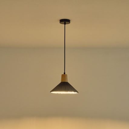Pendel 1xE27/15W/230V grå