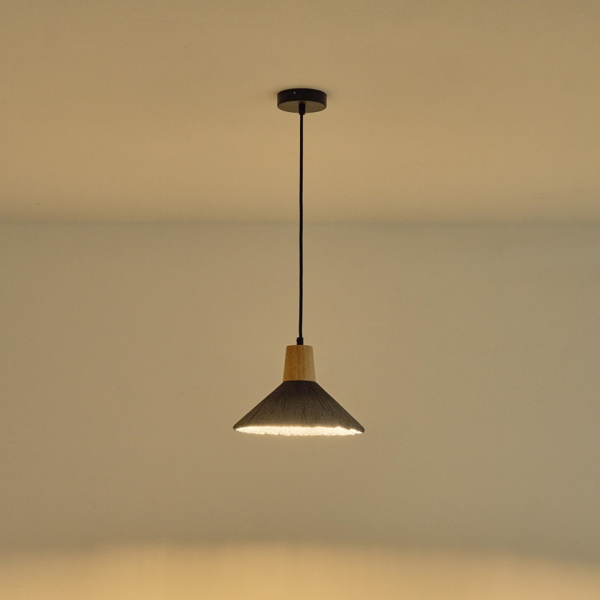 Pendel 1xE27/15W/230V grå