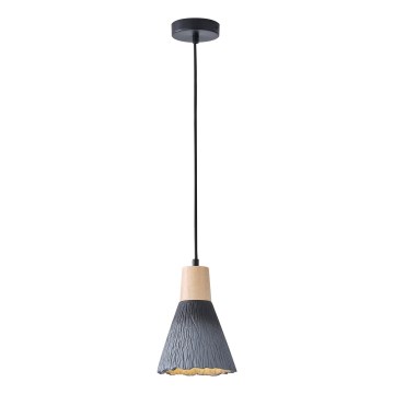 Pendel 1xE27/15W/230V grå