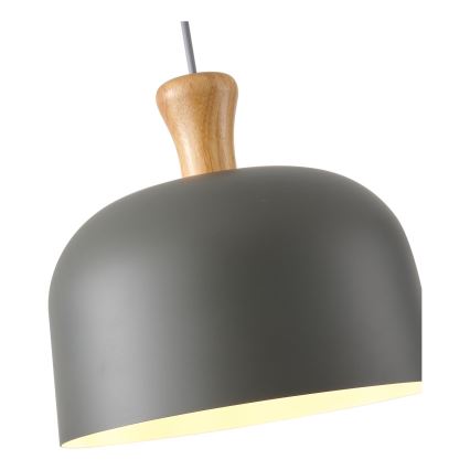 Pendel 1xE27/15W/230V grå