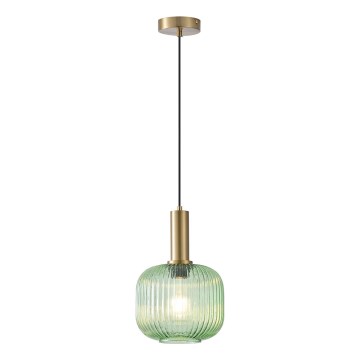 Pendel 1xE27/15W/230V grøn diam. 20 cm