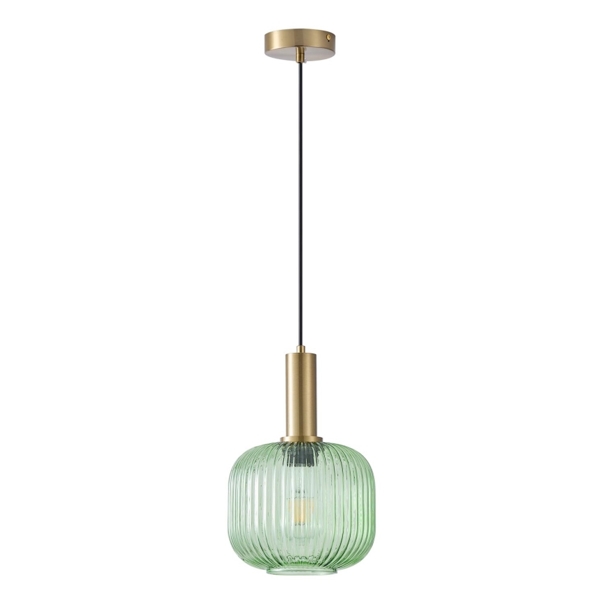 Pendel 1xE27/15W/230V grøn diam. 20 cm