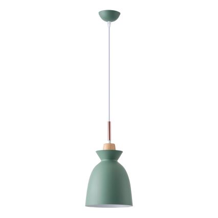 Pendel 1xE27/15W/230V grøn diameter 19,5 cm