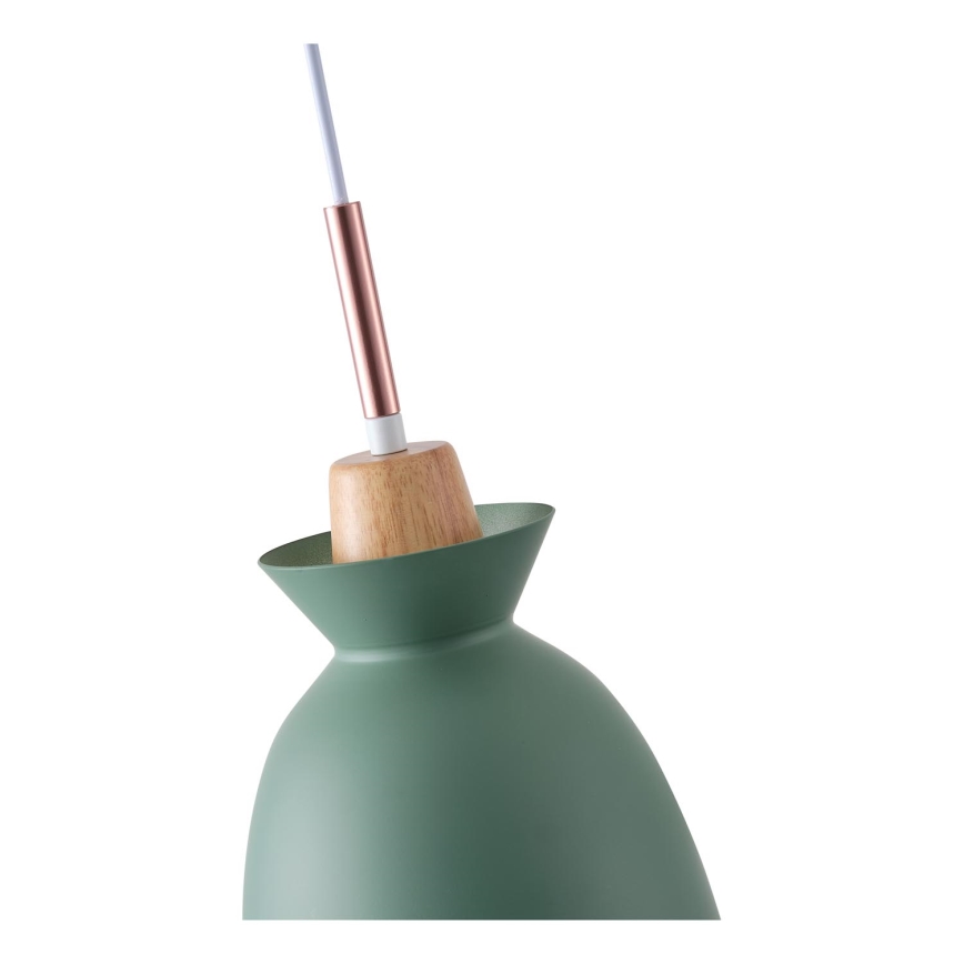 Pendel 1xE27/15W/230V grøn diameter 19,5 cm