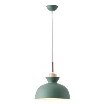 Pendel 1xE27/15W/230V grøn diameter 28 cm