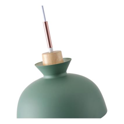 Pendel 1xE27/15W/230V grøn diameter 28 cm