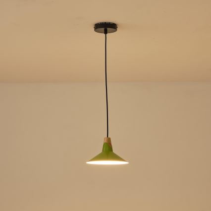 Pendel 1xE27/15W/230V grøn